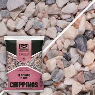 Long Rake Spar 20kg 14 - 20mm Flamingo Chippings