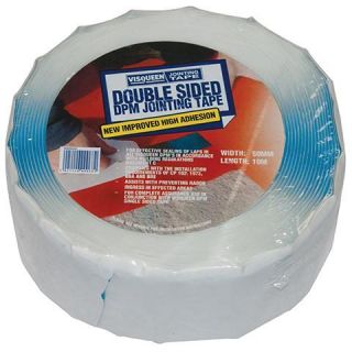 Visqueen 50mm x 10m Damp Proof Membrane (DPM) Double Sided Jointing Tape
