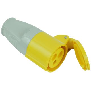 Faithfull 16A 110V Coupling Socket Yellow