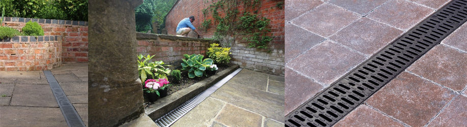 Ensuring your paving has proper drainage is a must. Garden Drainage