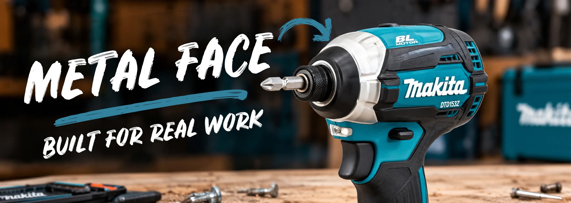 Makita DTD153 Impact Driver - Metal Face Makita DTD153 Impact Driver- Metal Face