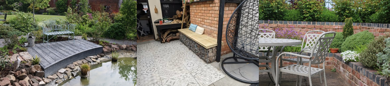 Utilising a mix of materials in your garden can create unique spaces. Utilising a mix of materials in your garden can create unique spaces.