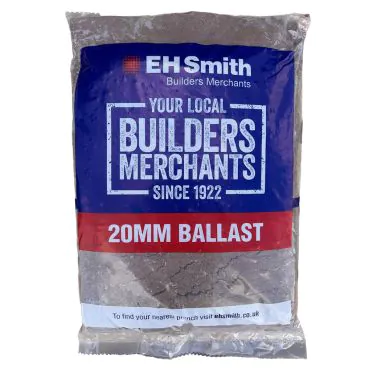 Buildershop UK 20mm Mixed Ballast Bulk Bag - For Concrete Mix, Foundations, Slabs & Driveways
